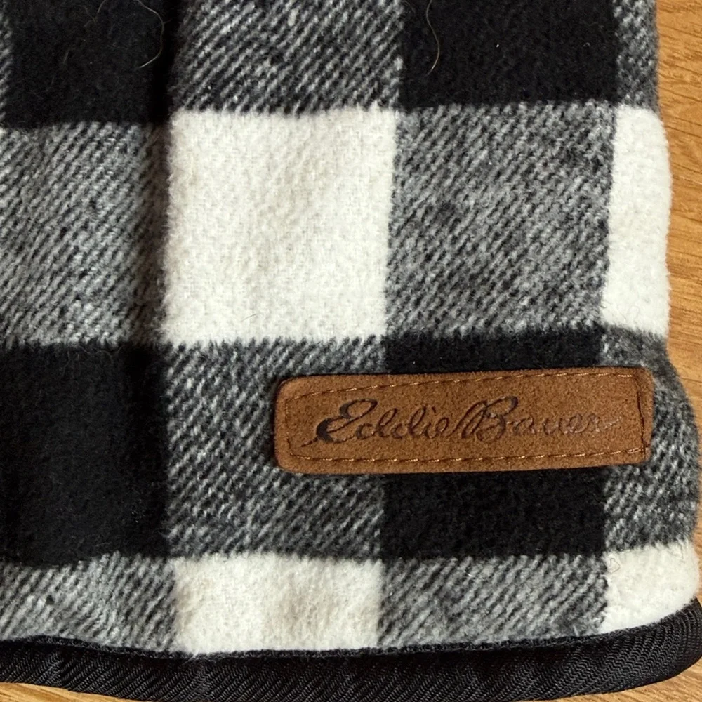 XXL Black and White Checkered Dog Coat